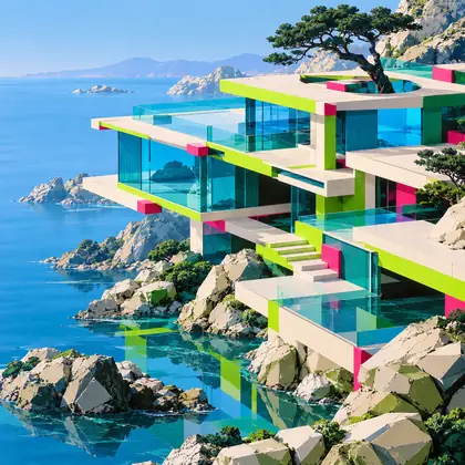 Rooms for a Brighter Coast — V2 interpretation