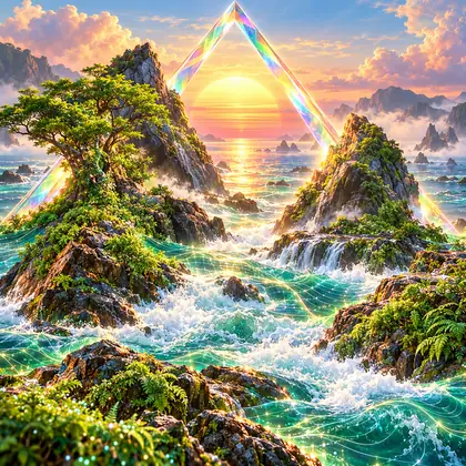 Where Light Becomes a River — V2 interpretation