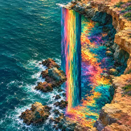 A Fault Line Made of Light — V2 interpretation