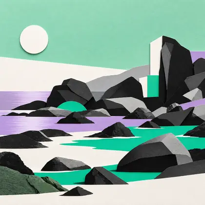 Mint Tide, Folded Stone — V2 interpretation