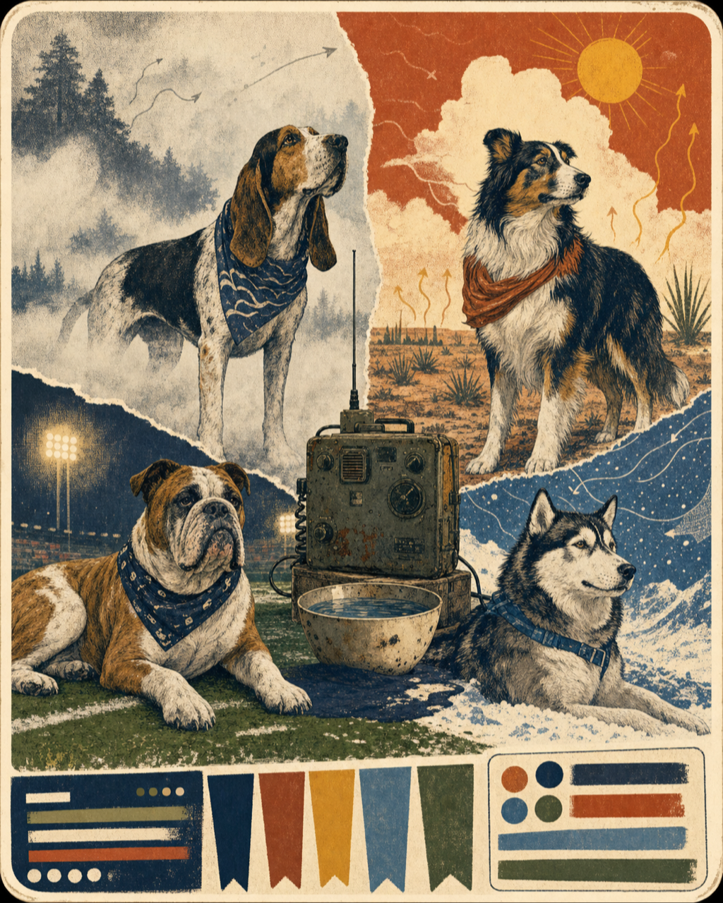 Original Hound creature-family field plate