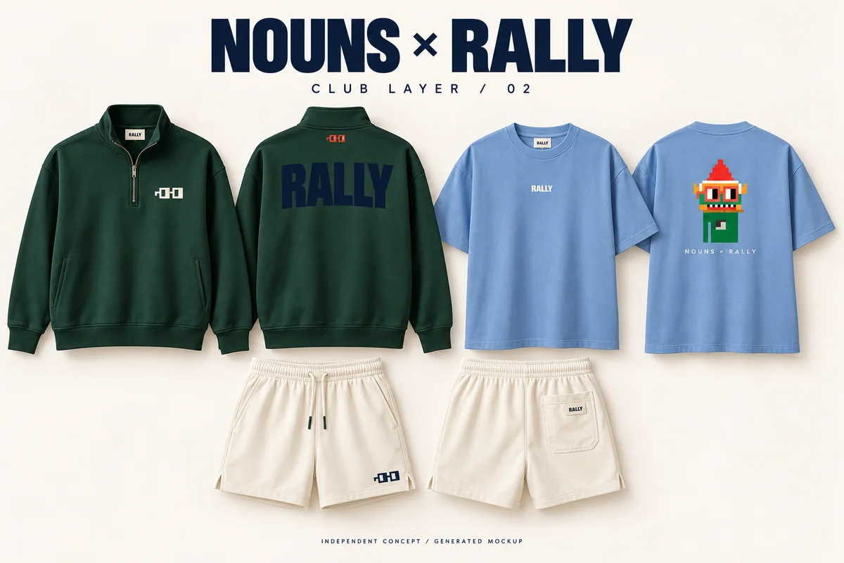The club layer: independent Nouns × RALLY concept