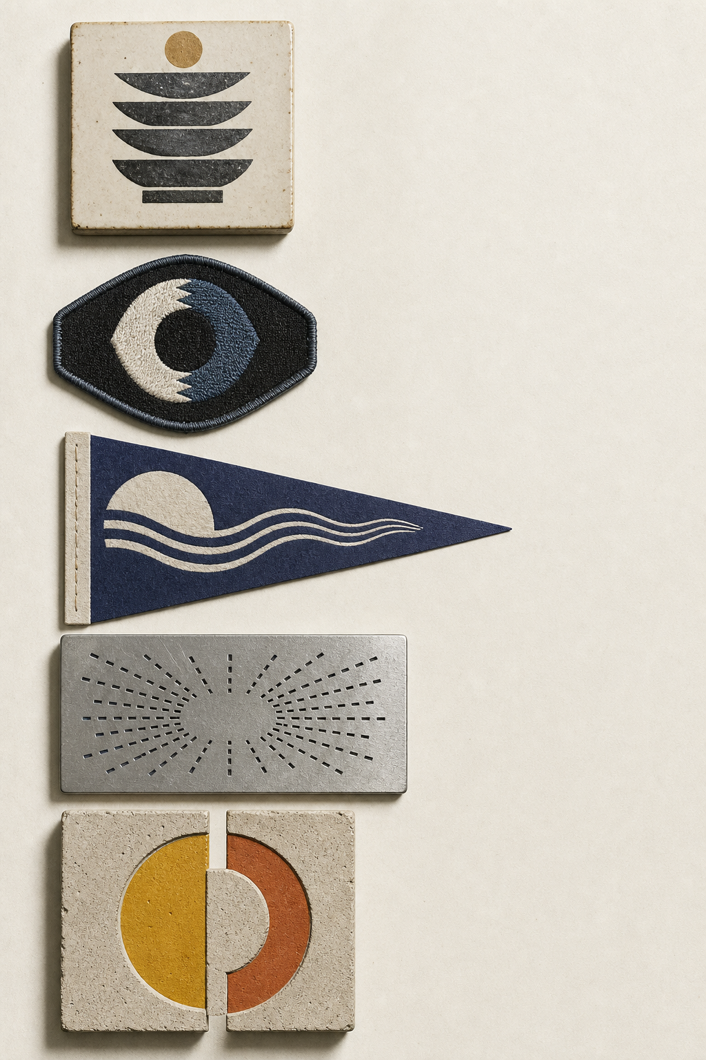 Mark House 02: original abstract identity system specimens for the 2029 visual expansion draft
