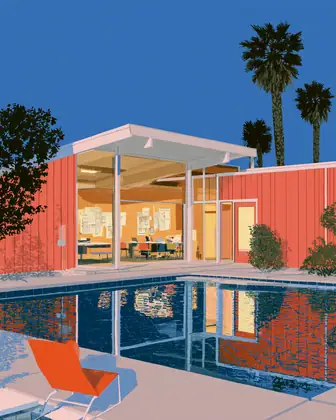 The Blue Hour Brief — speculative AI-generated PointCast artwork, variation 2 of 4