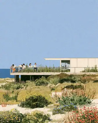Learn at the Edge — speculative AI-generated University of El Segundo artwork, variation 2 of 4