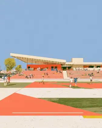 Play Opens the Lesson — speculative AI-generated University of El Segundo artwork, variation 3 of 4