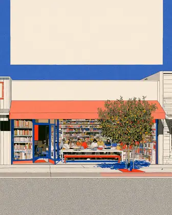 The Open Door Syllabus — speculative AI-generated University of El Segundo artwork, variation 2 of 4
