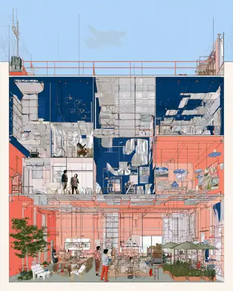 A Second Flight for Materials — speculative AI-generated IndustryNext artwork, variation 1 of 4