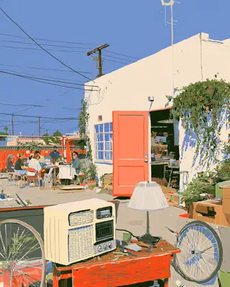 Repair Is a Local Skill — speculative AI-generated IndustryNext artwork, variation 2 of 4