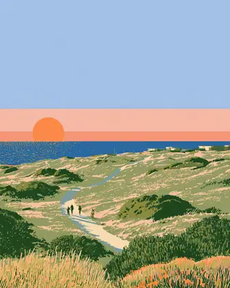 A Different Morning Feed — speculative AI-generated ElSegundo.xyz artwork, variation 3 of 4