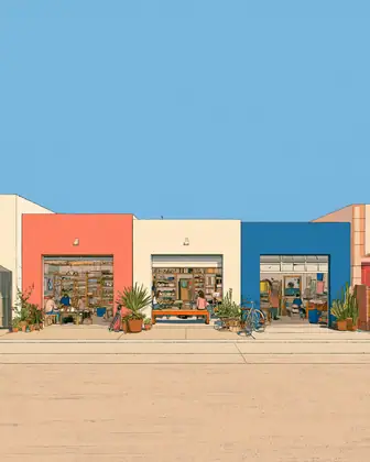 Follow the Open Door — speculative AI-generated ElSegundo.xyz artwork, variation 4 of 4