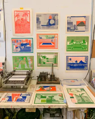 Print a Possible World — speculative AI-generated Nouns Money artwork, variation 1 of 4
