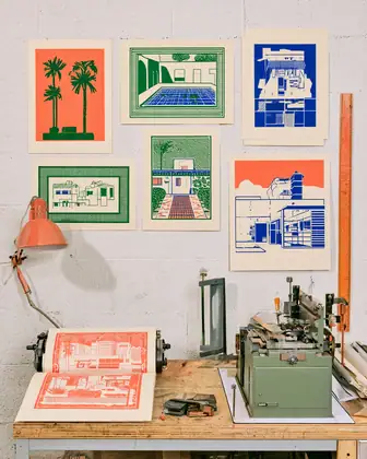 Print a Possible World — speculative AI-generated Nouns Money artwork, variation 2 of 4