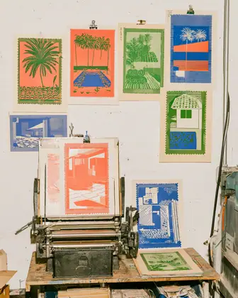 Print a Possible World — speculative AI-generated Nouns Money artwork, variation 3 of 4