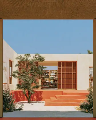 Pocket Reading House — speculative AI-generated Pacific Common Futures artwork, variation 1 of 4