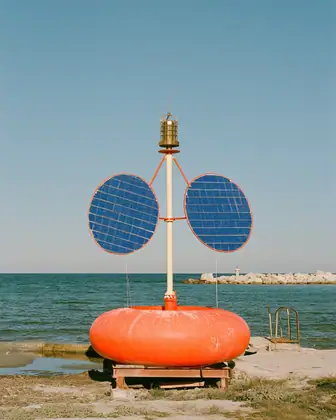 Survey Buoy — speculative AI-generated Pacific Common Futures artwork, variation 1 of 4