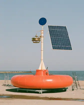 Survey Buoy — speculative AI-generated Pacific Common Futures artwork, variation 2 of 4