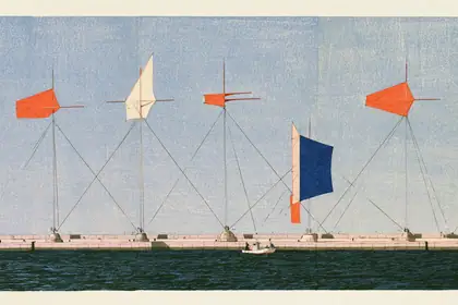 Wind Signal Garden — speculative AI-generated Pacific Common Futures artwork, variation 3 of 4