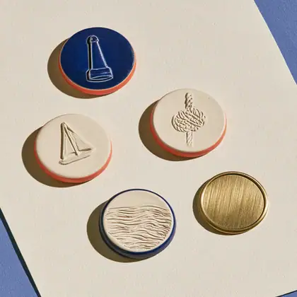 Harbor Token Set — speculative AI-generated Pacific Common Futures artwork, variation 2 of 4