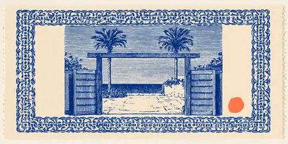 The Open Gate — speculative AI-generated Pacific Common Futures artwork, variation 3 of 4