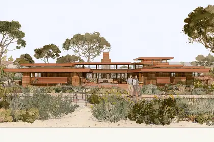 Garden Room, Low Roof — speculative AI-generated PointCast artwork, variation 1 of 4