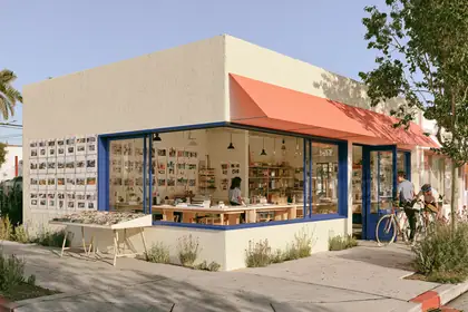 The Corner Desk — speculative AI-generated ElSegundo.xyz artwork, variation 2 of 4
