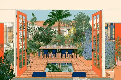 Pocket Garden Almanac — speculative AI-generated ElSegundo.xyz artwork, variation 1 of 4