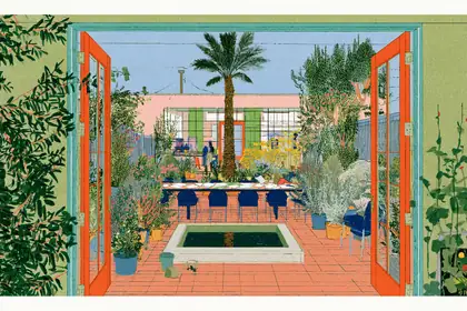 Pocket Garden Almanac — speculative AI-generated ElSegundo.xyz artwork, variation 3 of 4