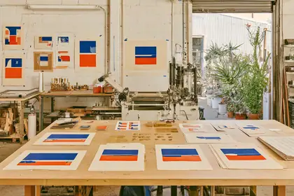 The Paper and Token Studio — speculative AI-generated Nouns Money artwork, variation 2 of 4