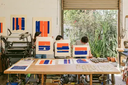 The Paper and Token Studio — speculative AI-generated Nouns Money artwork, variation 4 of 4