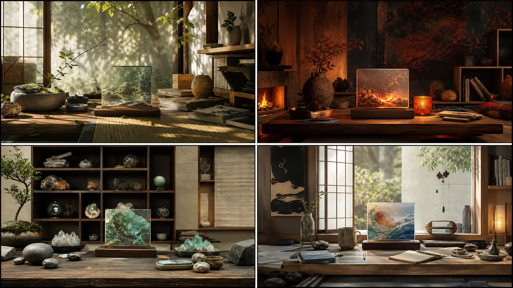 Generated element shrine interiors for PointCast URL unfurls