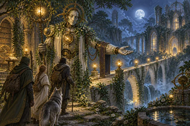 Bridgekeeper — original First Light card illustration