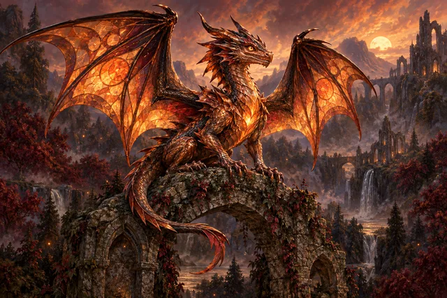 Copper Drake — original First Light card illustration