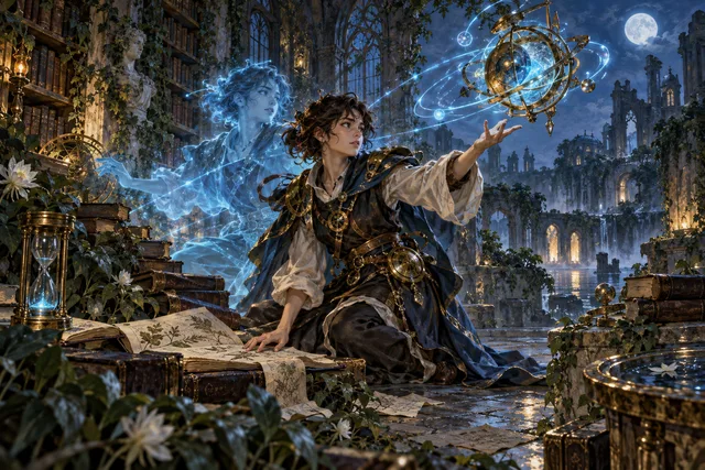 Echo Apprentice — original First Light card illustration