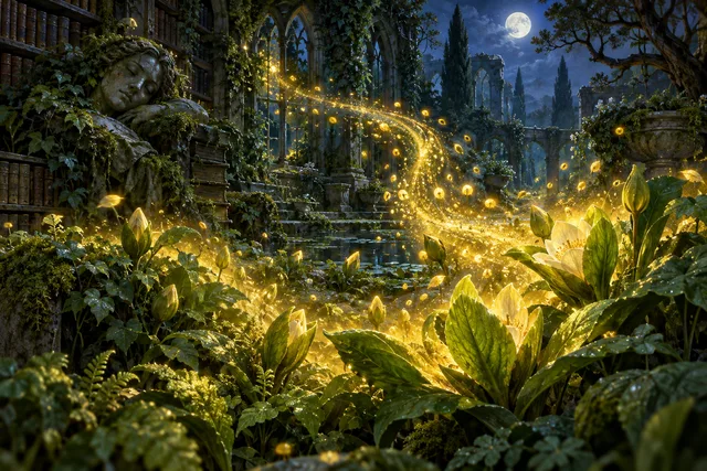 Patient Flourish — original First Light card illustration