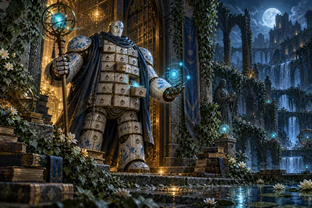 The Indexer — original First Light card illustration