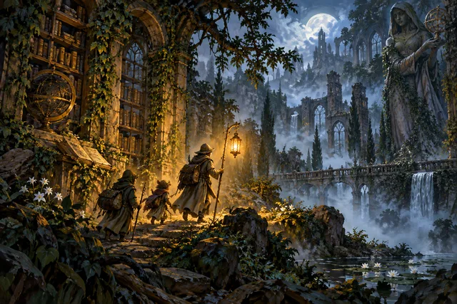 Last Lantern — original First Light card illustration
