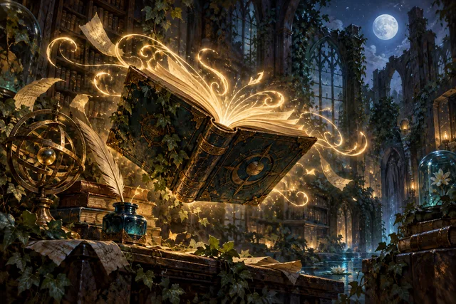 Margin Notes — original First Light card illustration