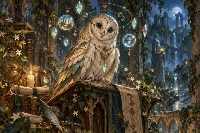 Memory Oracle — original First Light card illustration
