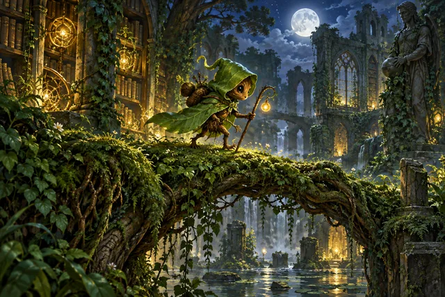 Seedling Scout — original First Light card illustration
