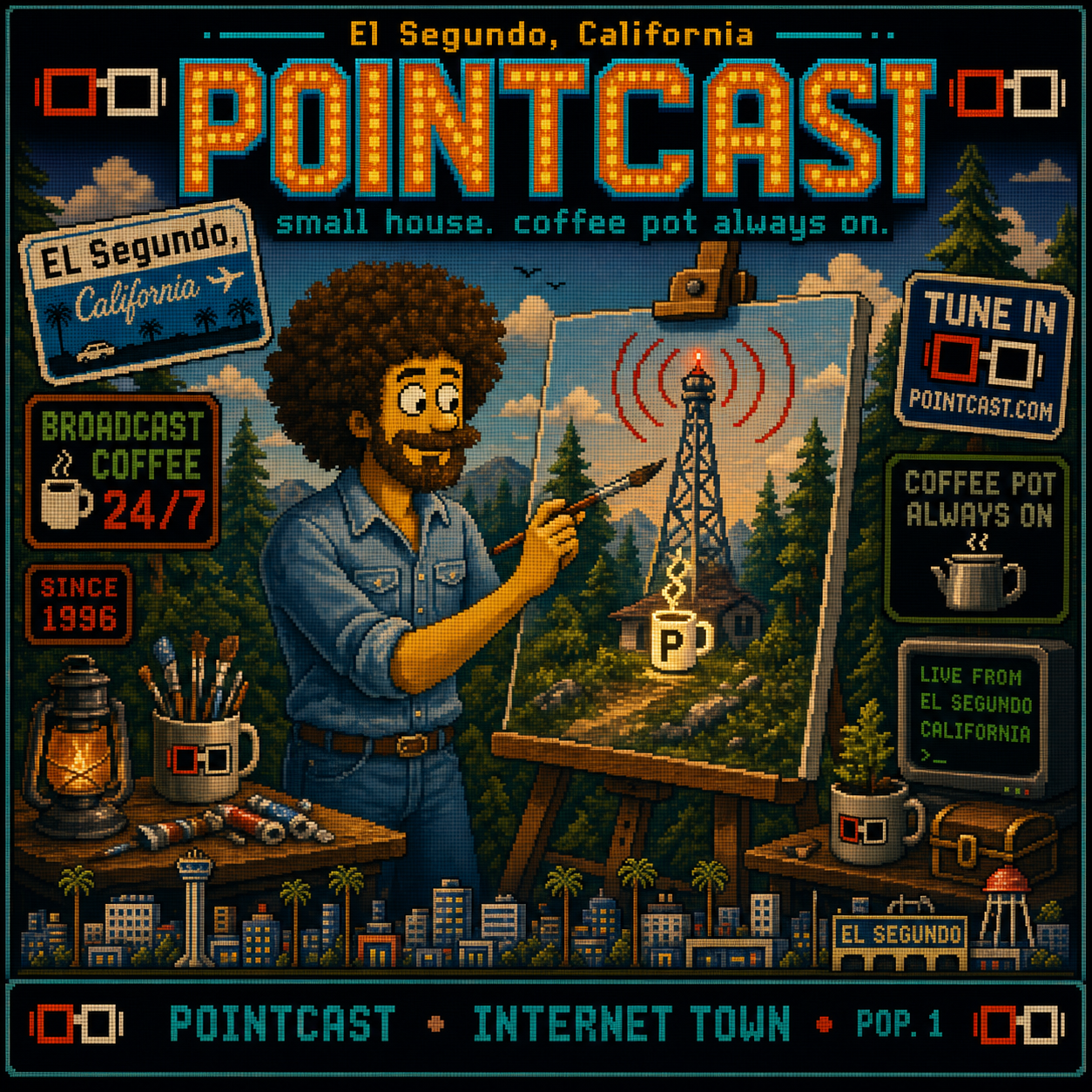 PointCast tribute poster 10: Happy Little Tower