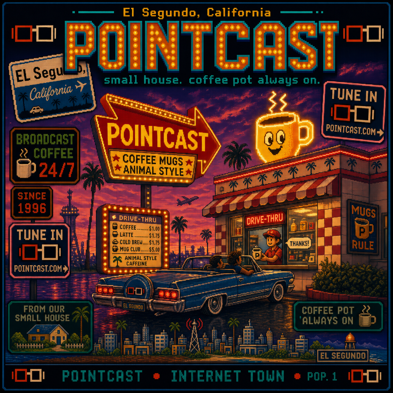 PointCast tribute poster 25: Fast-Food Arrow Sign