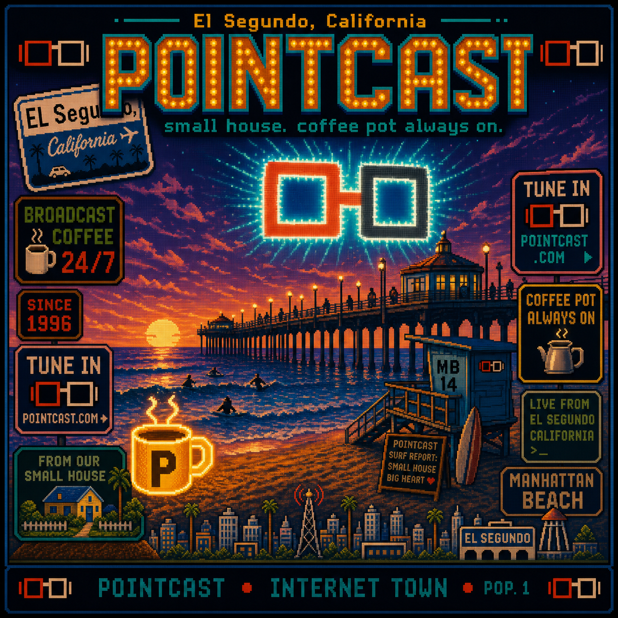 PointCast tribute poster 30: Manhattan Pier Noggle Moon