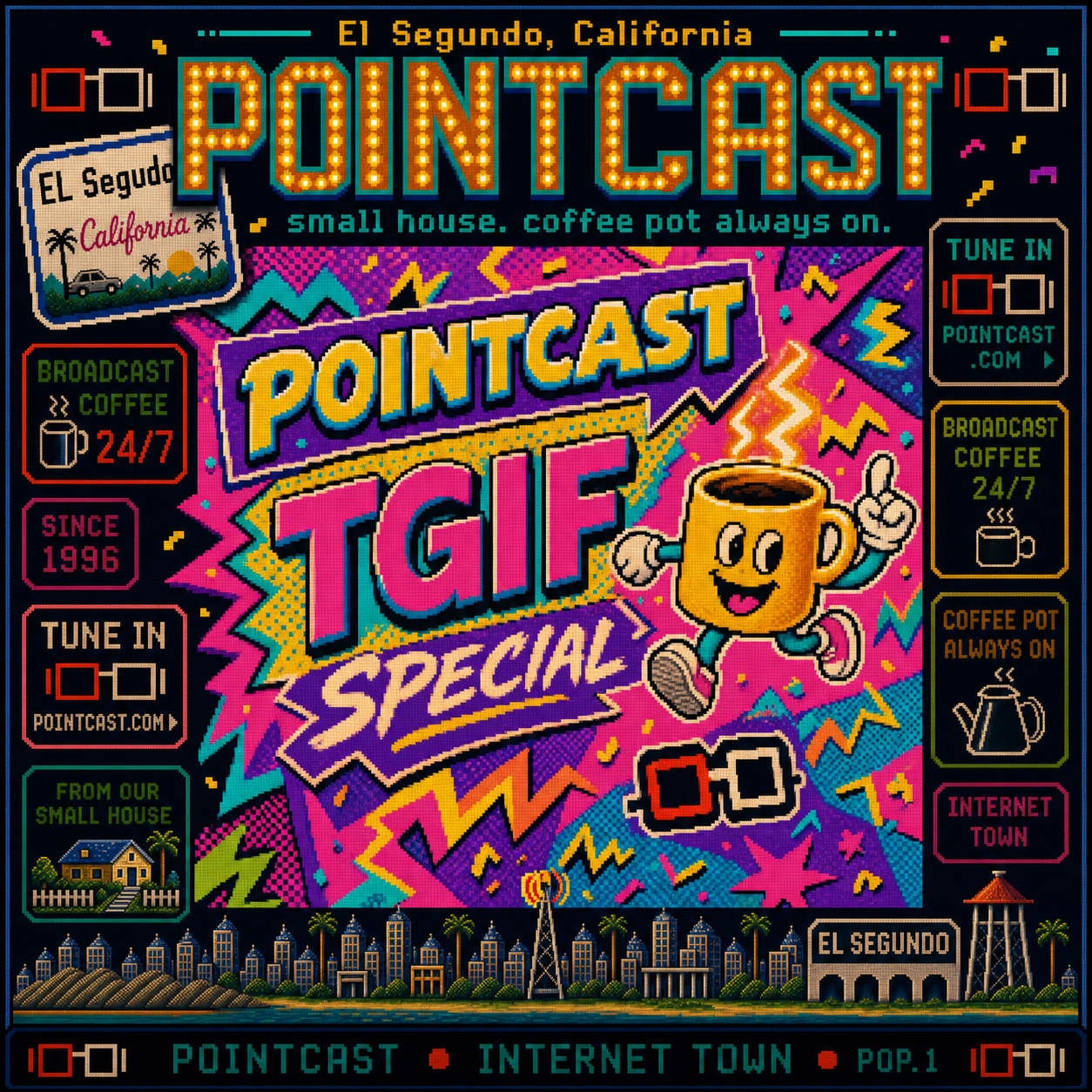 PointCast tribute poster 44: Zigzag Saturday Morning