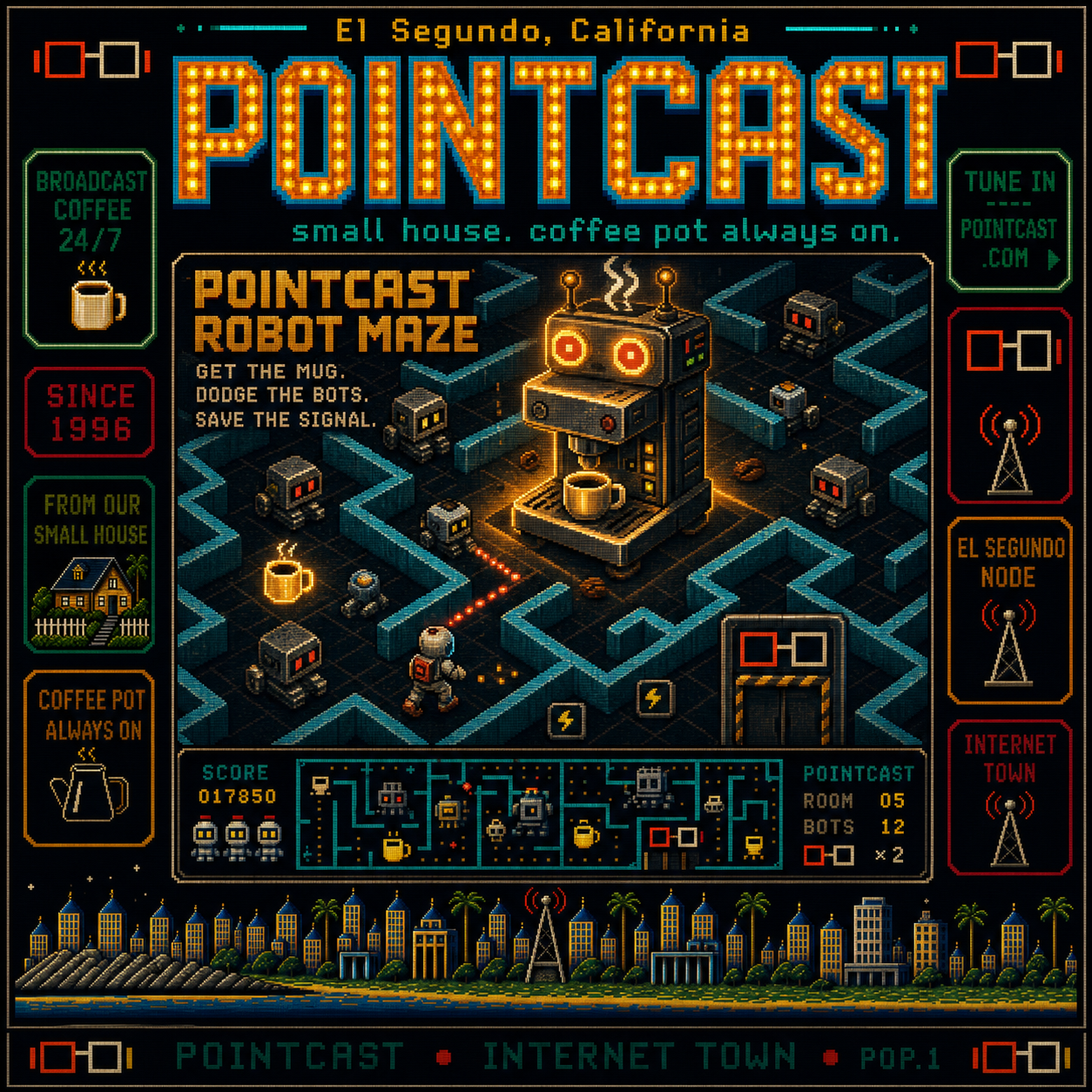 PointCast tribute poster 54: Robot Maze