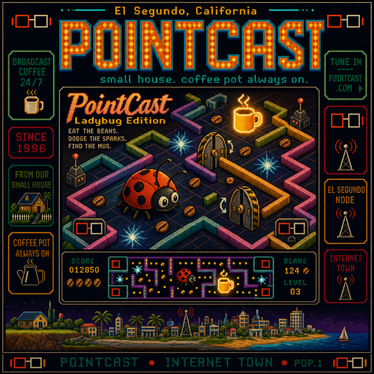 PointCast tribute poster 55: Ladybug Maze