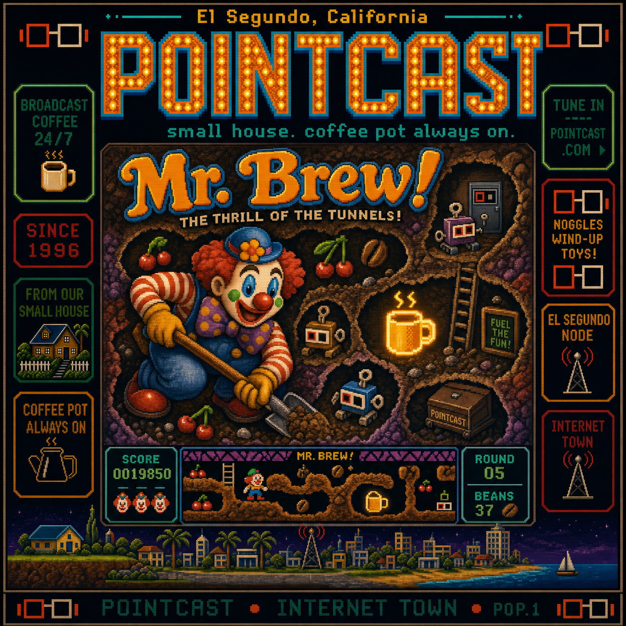 PointCast tribute poster 57: Clown Tunnels