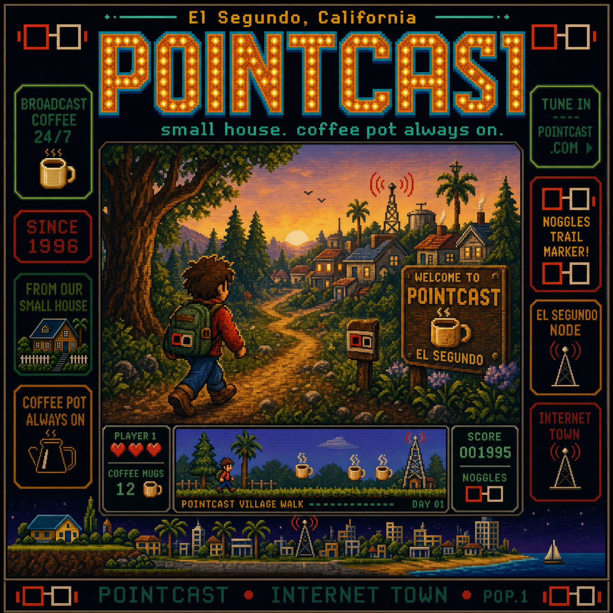 PointCast tribute poster 58: Village Walk