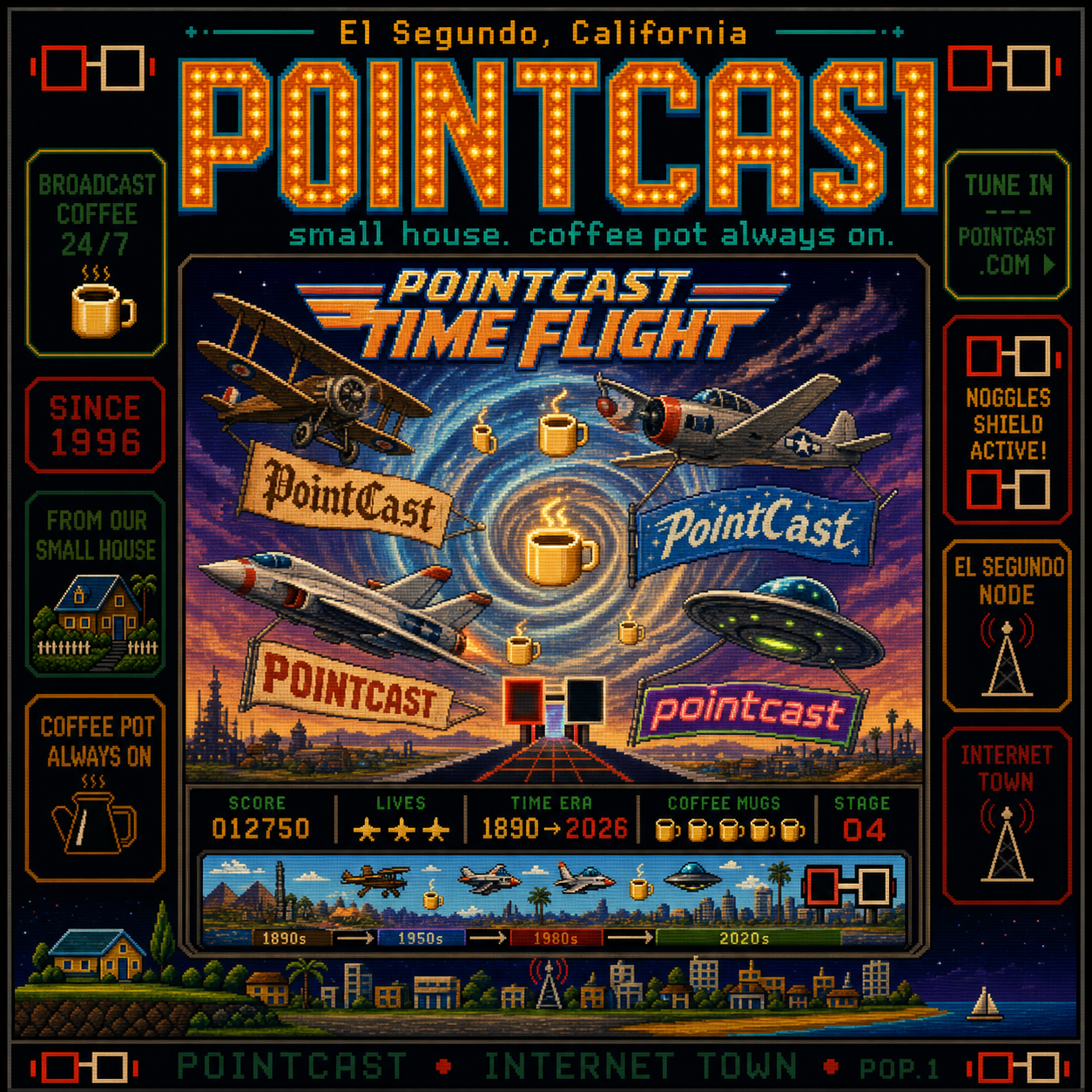 PointCast tribute poster 61: Time Pilot