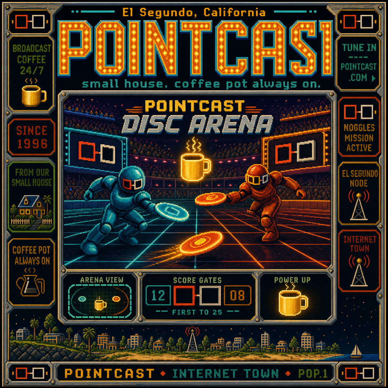 PointCast tribute poster 70: Disc Arena